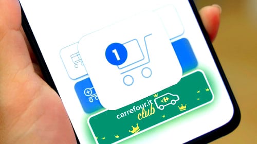 AGGIUNGI CARREFOUR CLUB AL CARRELLO